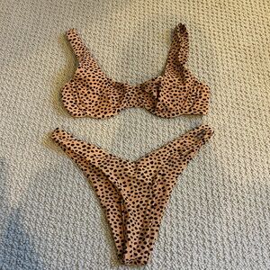 Blackbough Leopard Print Bikini Set